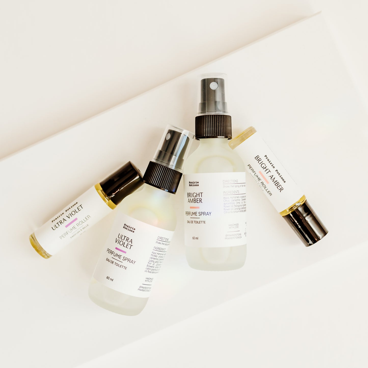 Perfume Sprays + Rollers