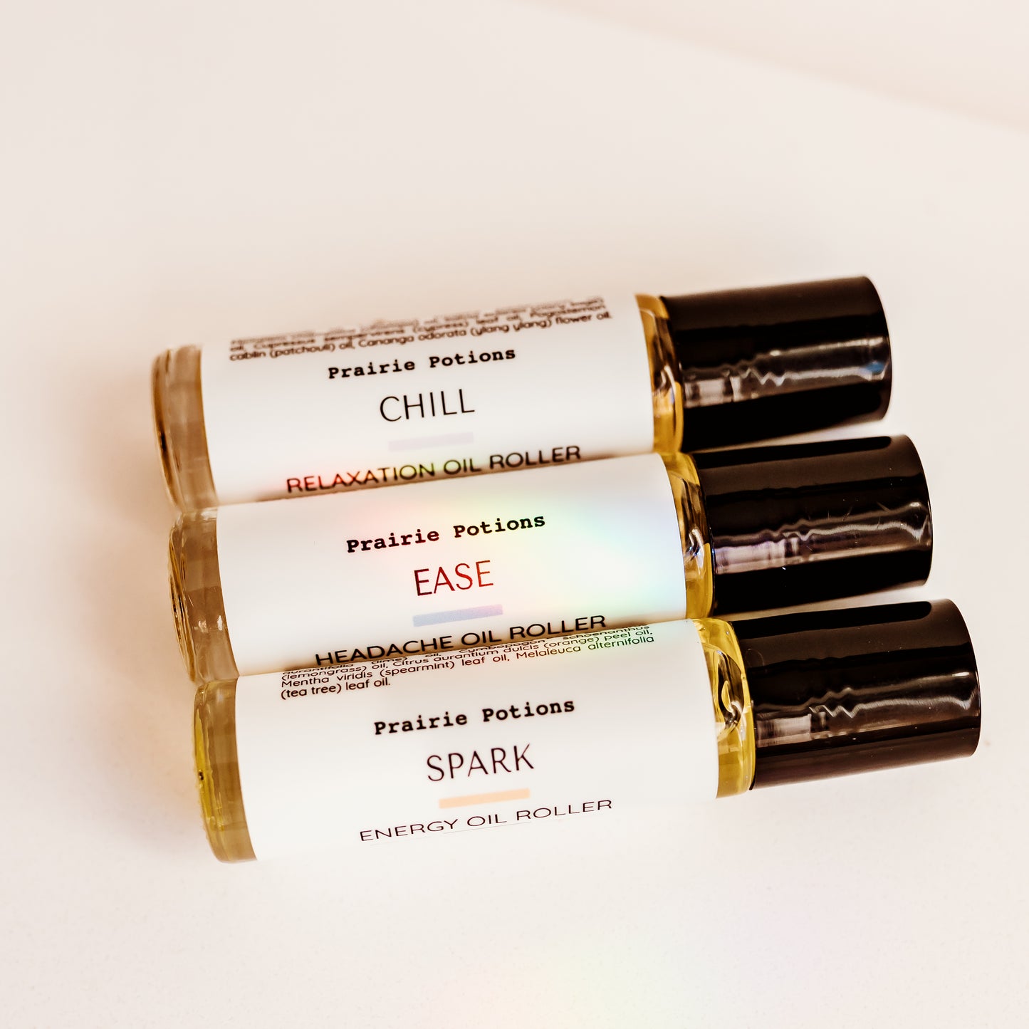 EASE, SPARK, CHILL ~ Therapeutic Oil Rollers