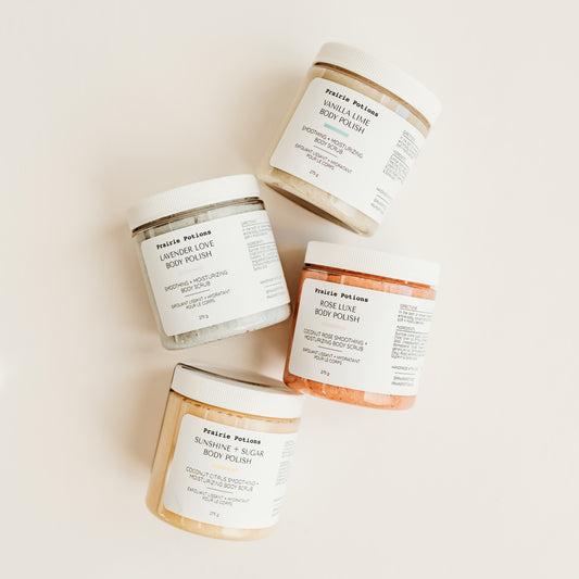 Body Polish ~ Smoothing + Moisturizing Body Scrub
